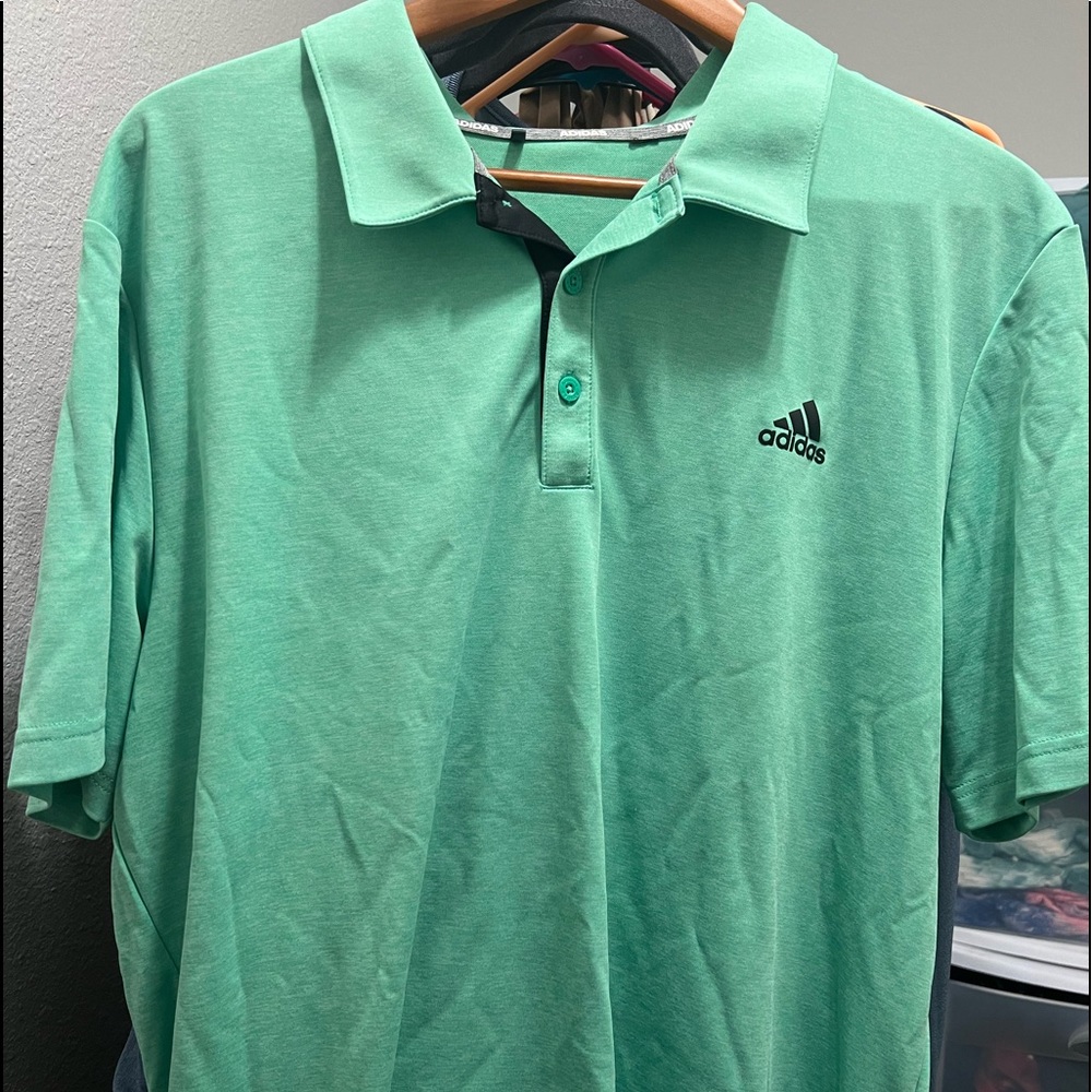 Mens Large Adidas Golf Polo